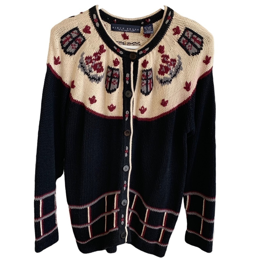 Birch Brothers By Eagleâs Eye Button Cardigan Sweater Womenâs Size Small